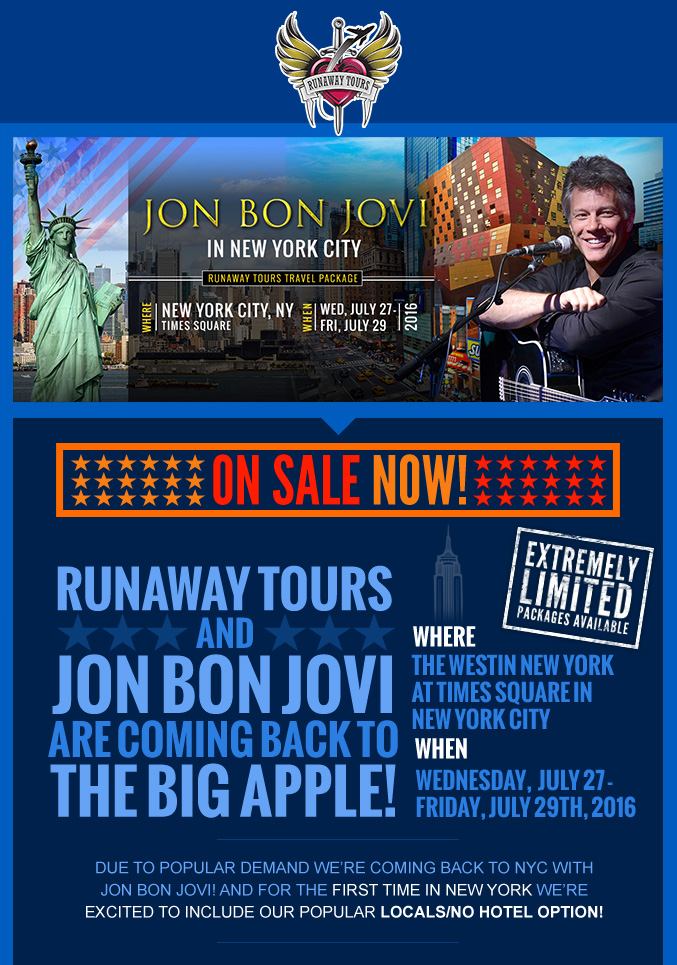 Jon Bon Jovi in New York City - ON SALE NOW!