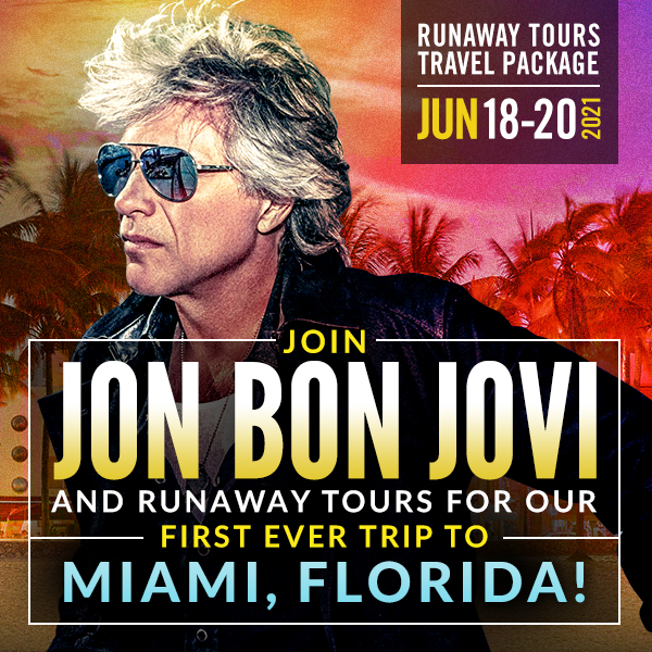 Miami Jon Bon Jovi  - No Hotel Single (Package for one)